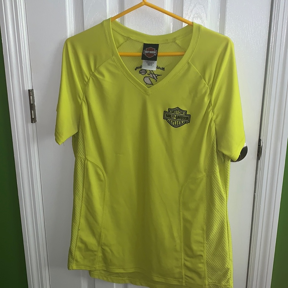 COPY - NWOT Neon Harley Davidson Tee